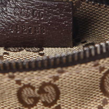 Gucci Monogram Web Belt Bag Dark Brown 7 of 8
