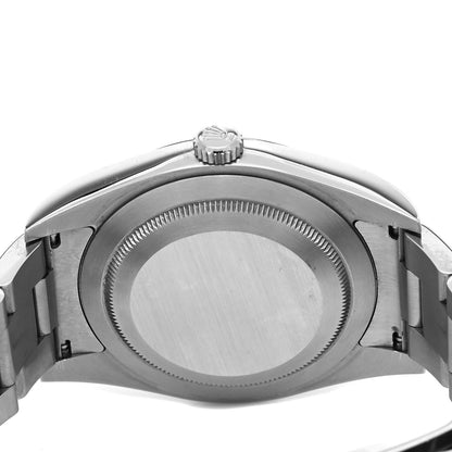 Rolex Stainless Steel 39mm Oyster Perpetual Watch Black 114300 4 of 5