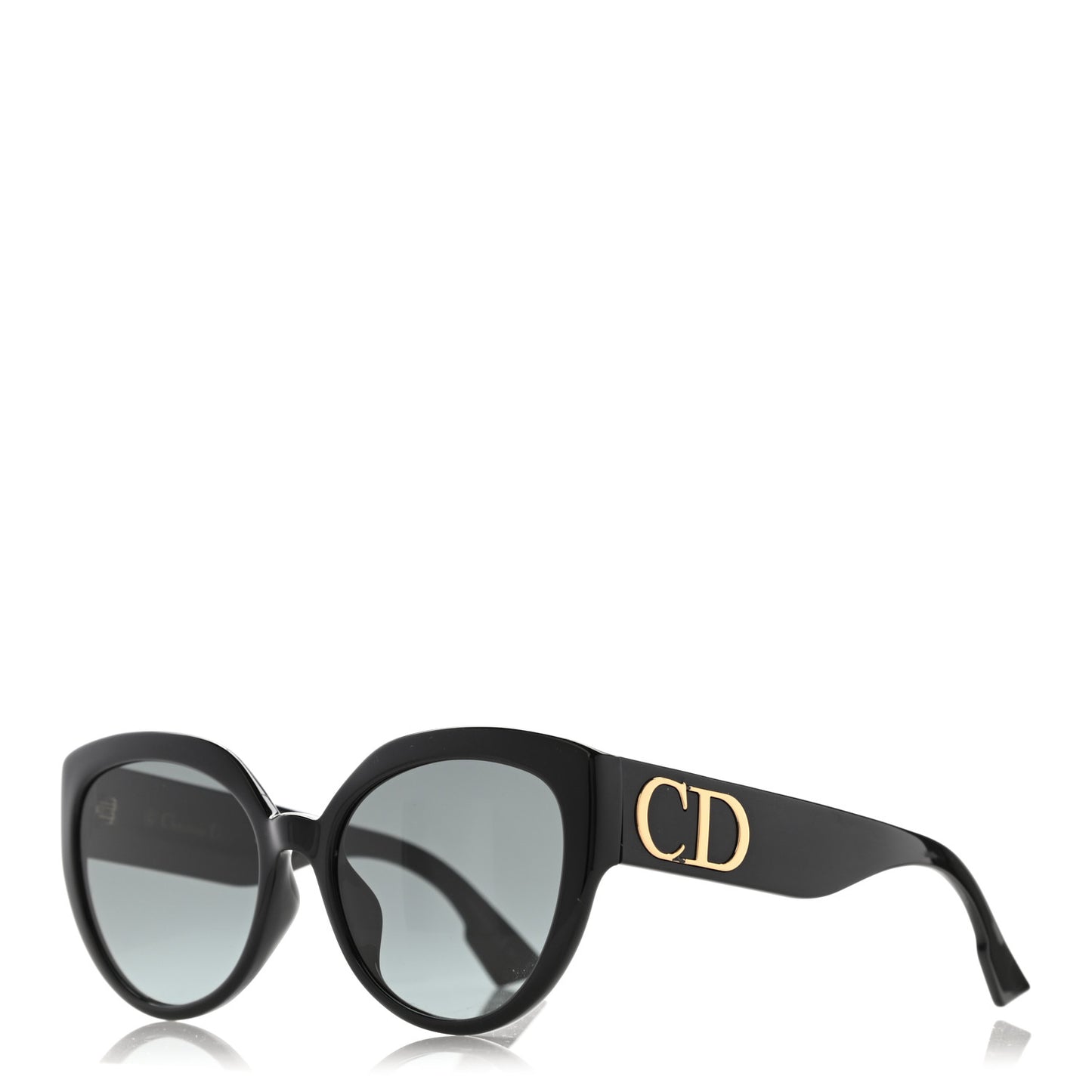 Acetate DDiorF Cat Eye Sunglasses Black