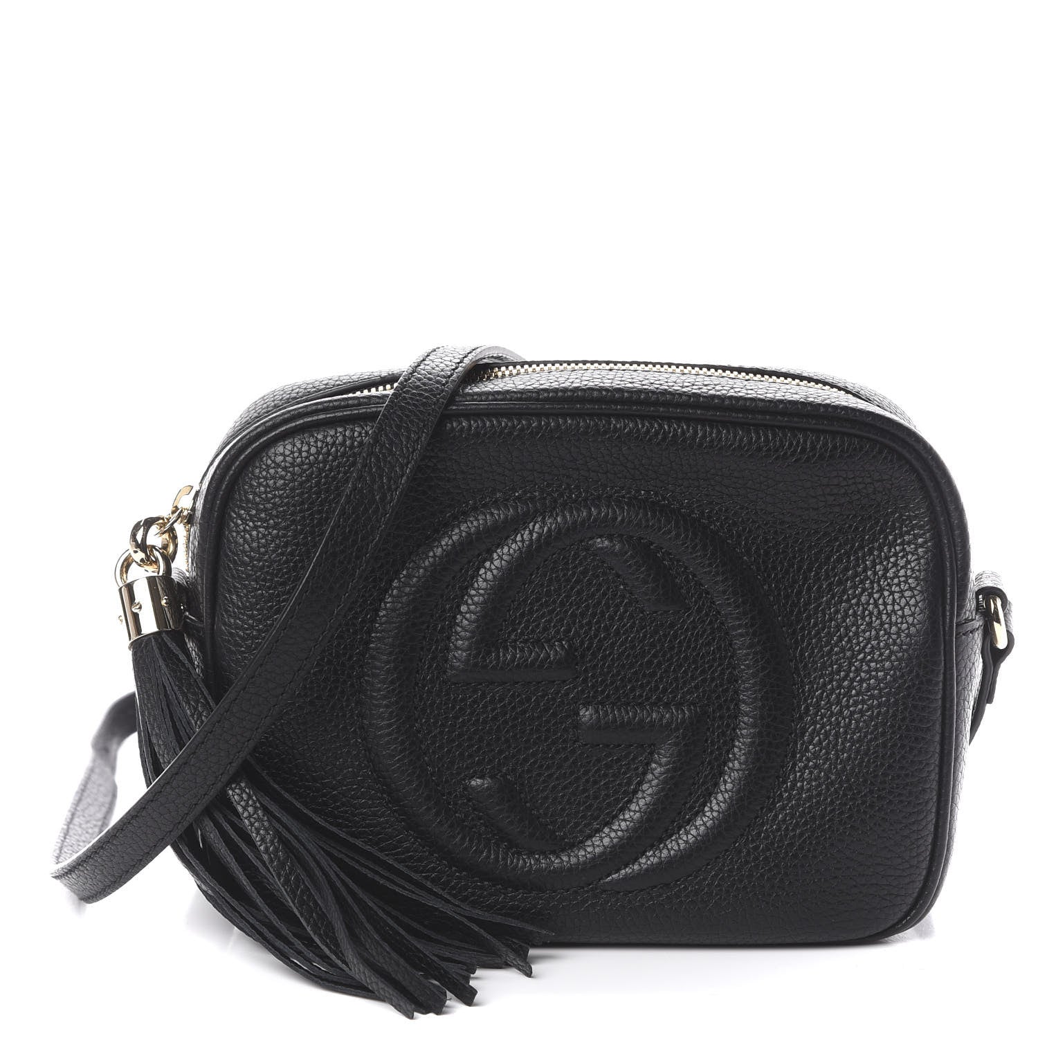 Gucci Pebbled Calfskin Small Soho Disco Bag Black 1 of 8