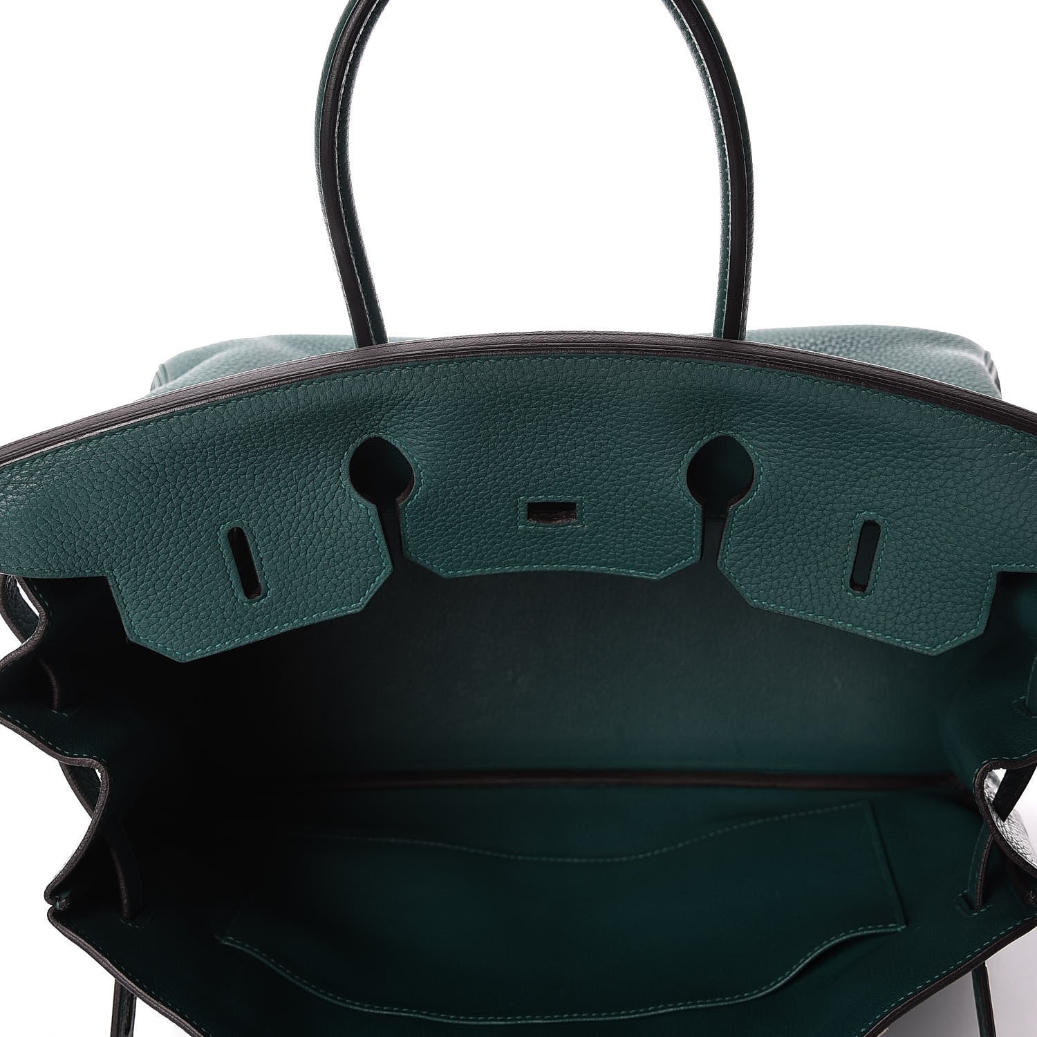 Hermes Togo Birkin 35 Malachite 15 of 39