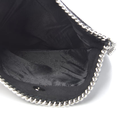 Stella McCartney Sequin Falabella Fold Over Clutch Black 5 of 6