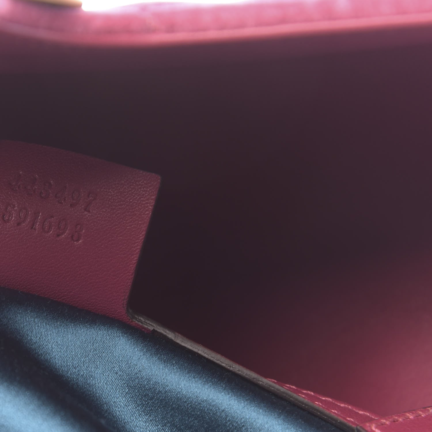 Gucci Velvet Matelasse Small GG Marmont Shoulder Bag Light Raspberry Rose 7 of 10