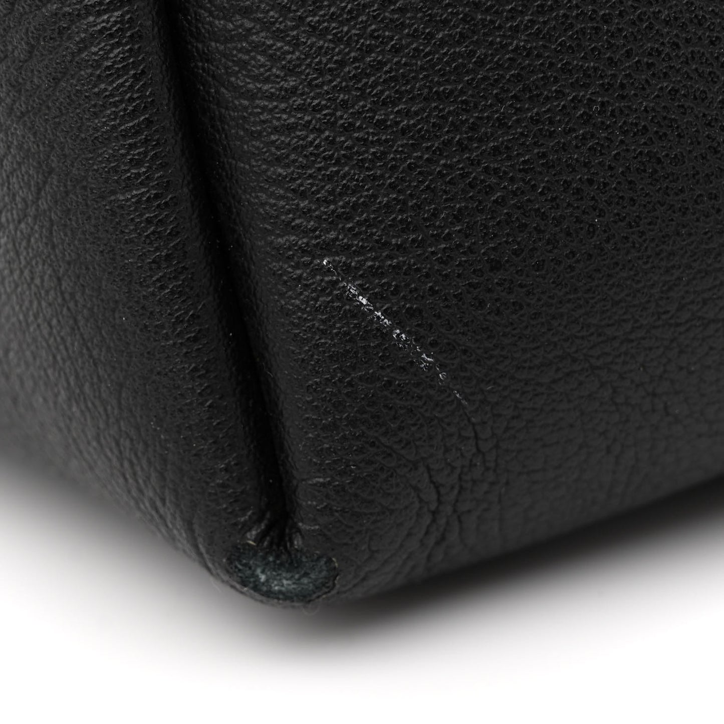 Calfskin Large Shopping Tote Black