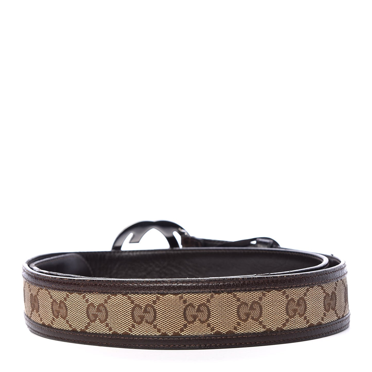 Monogram Interlocking G Belt 105 42 Brown