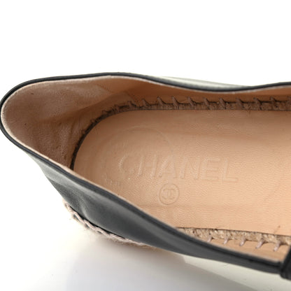 Chanel Lambskin CC Espadrilles 39 Black 8 of 10