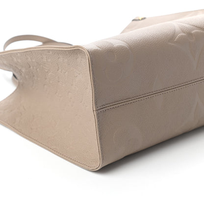 Louis Vuitton Empreinte Monogram Giant Onthego MM Tourterelle 6 of 9