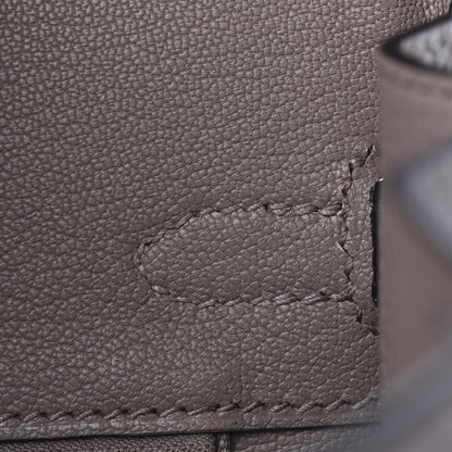 Hermes Taurillon Novillo Birkin 25 Gris Asphalte 21 of 34