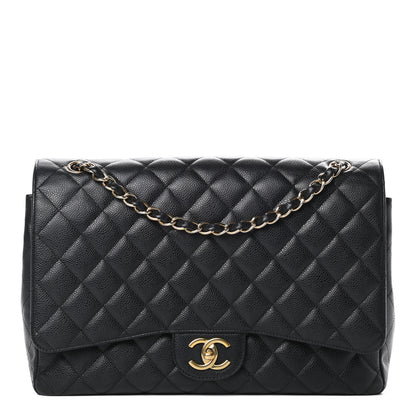 Chanel Caviar Quilted Maxi Double Flap Black 1 of 13