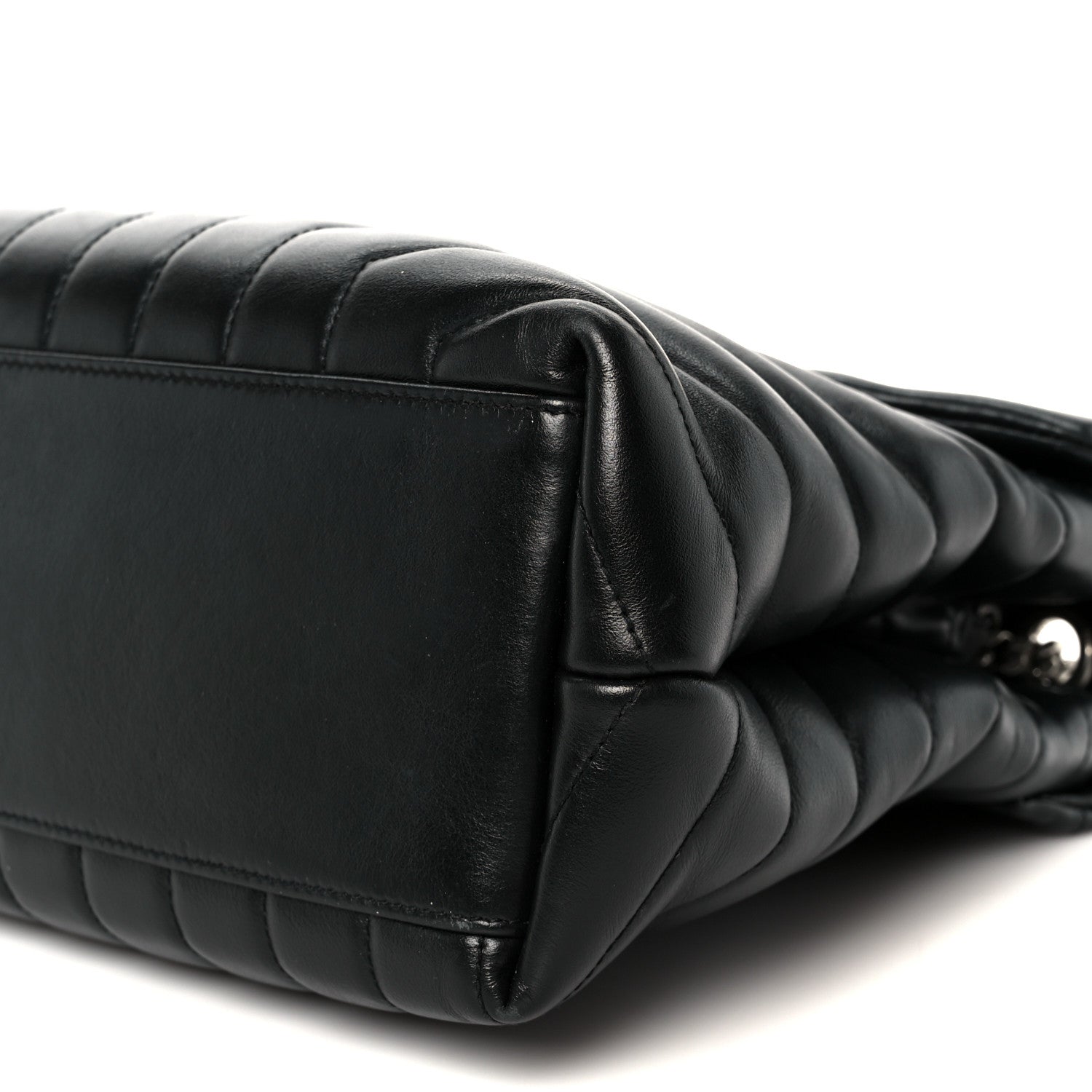 Saint Laurent Calfskin Y Quilted Monogram Medium Loulou Chain Satchel Black 11 of 11