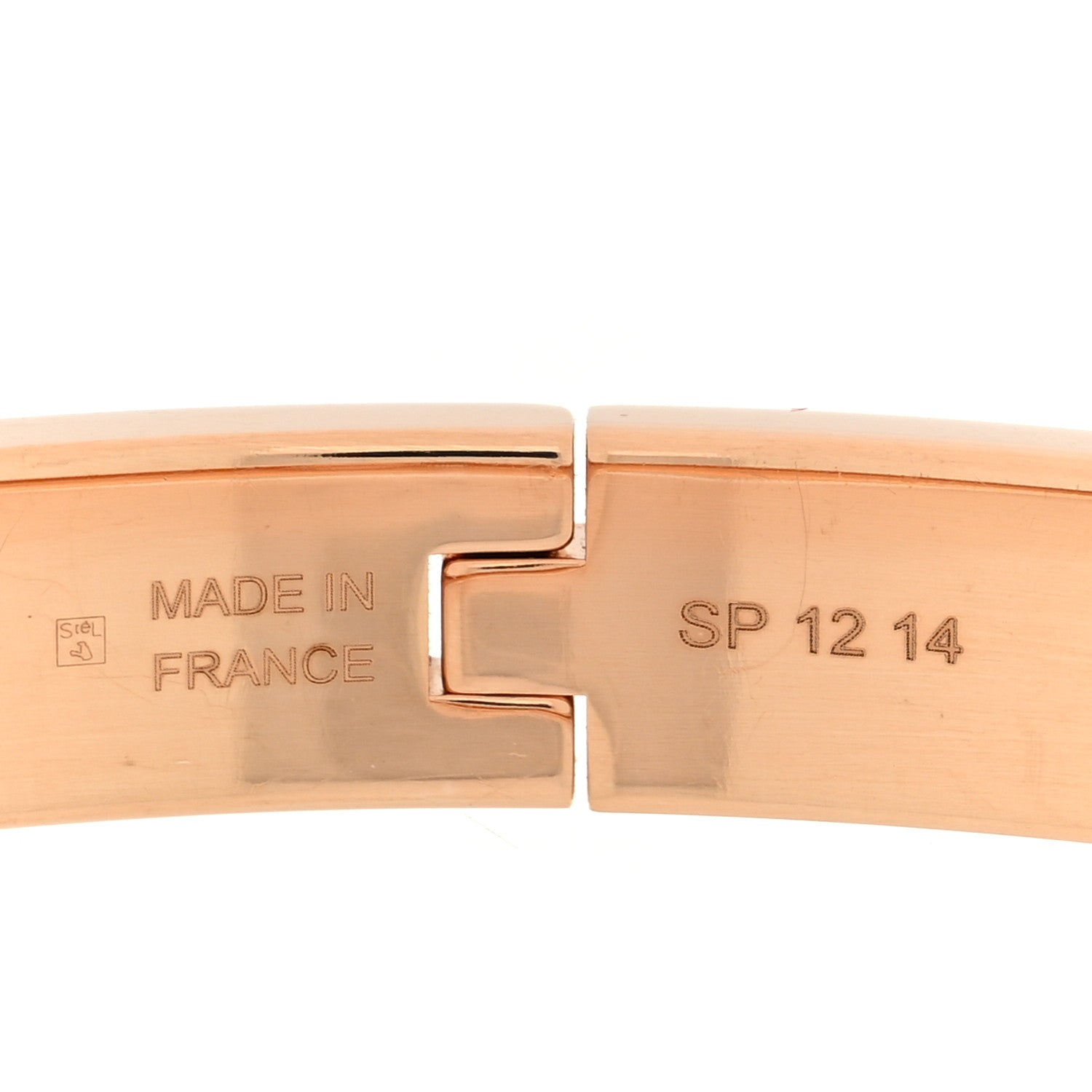 Hermes Enamel Mini Clic Kelly Bracelet PM Creme 4 of 5