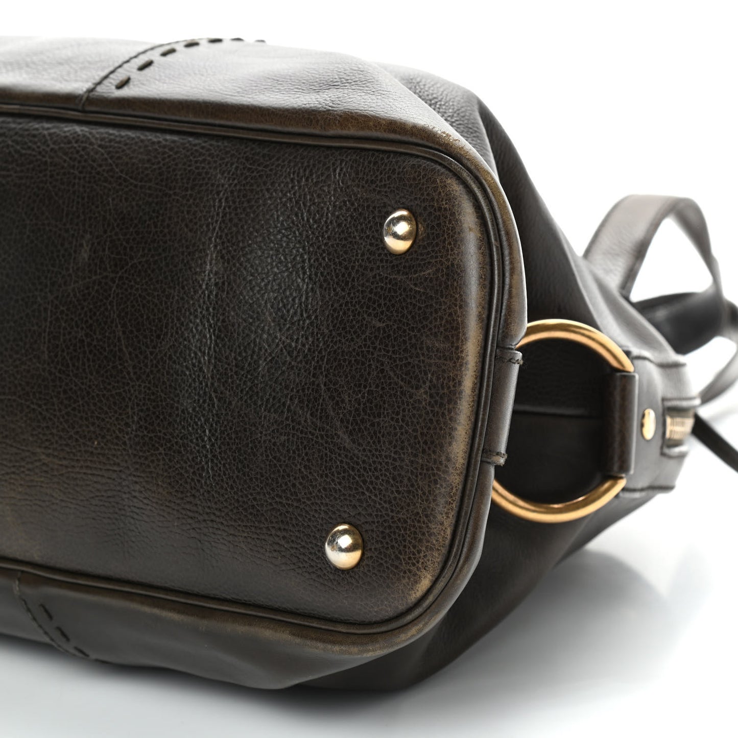 Calfskin Large Muse Dark Brown