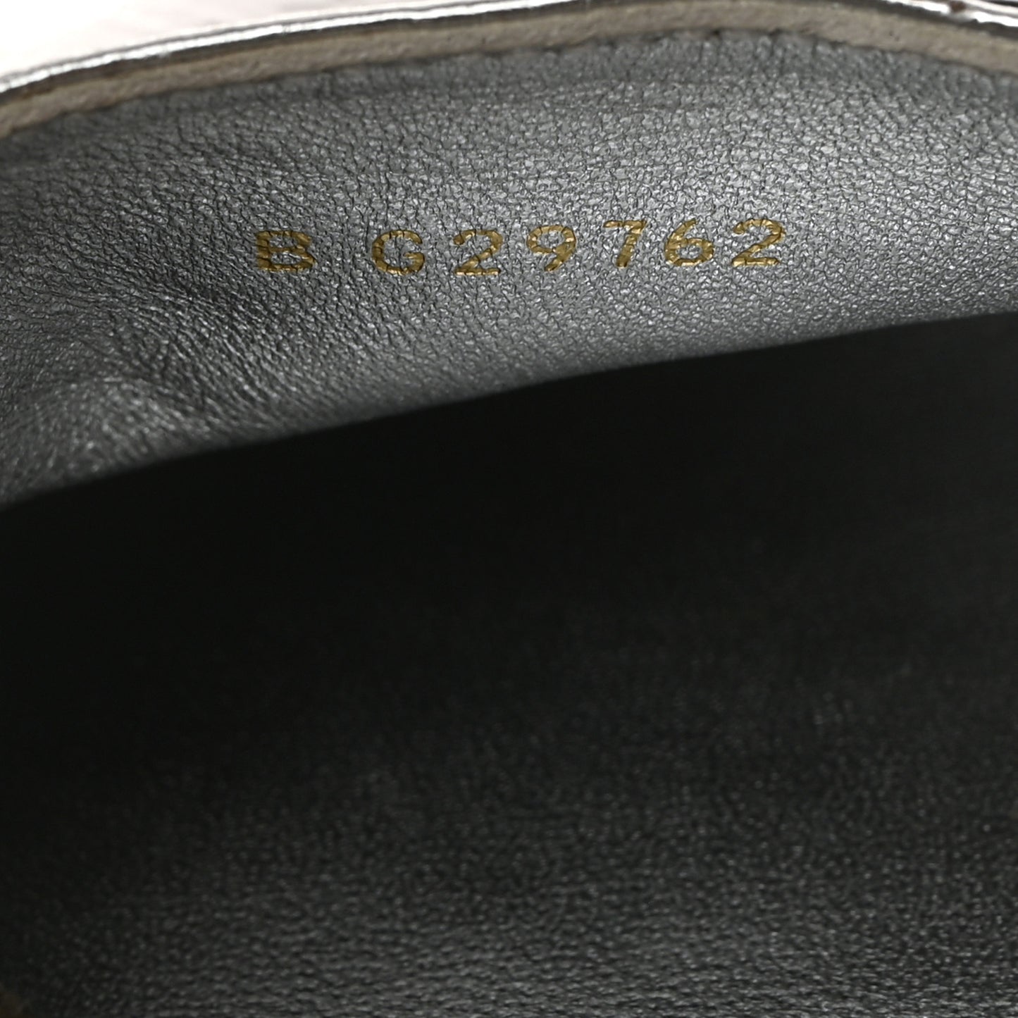 Laminated Goatskin CC Espadrilles 37 Silver