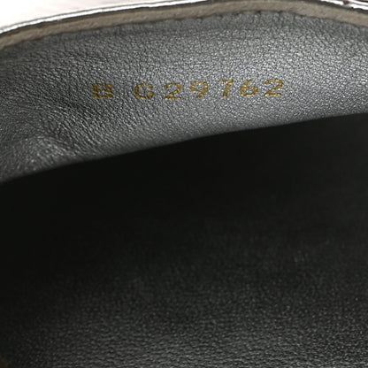 Chanel Laminated Goatskin CC Espadrilles 37 Silver 7 of 8