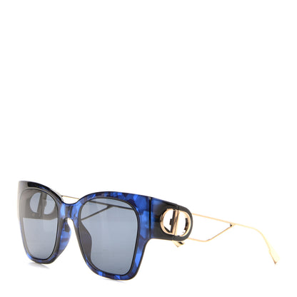 Christian Dior Acetate Rectangular 30 Montaigne 1 Sunglasses Blue 1 of 5