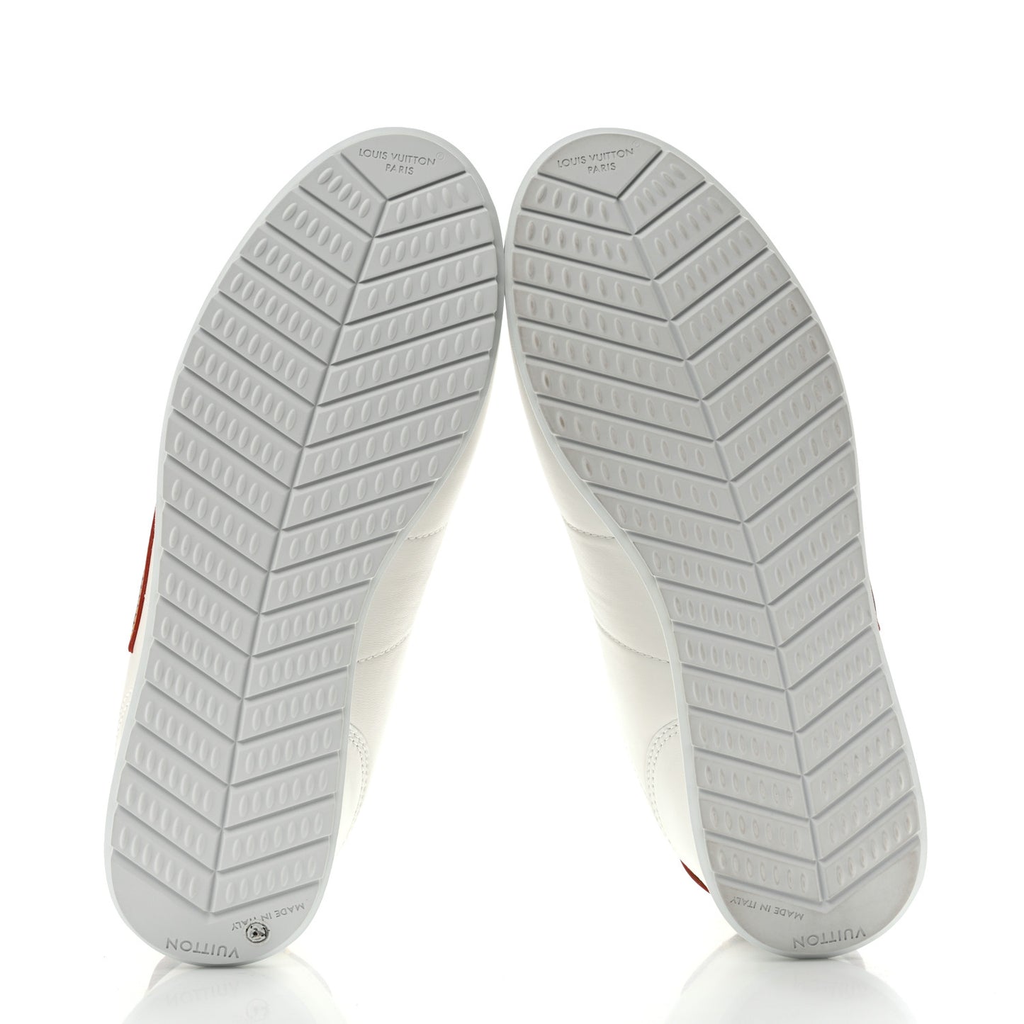 Lambskin Vachetta Mens LV Buttersoft Sneakers 10 White