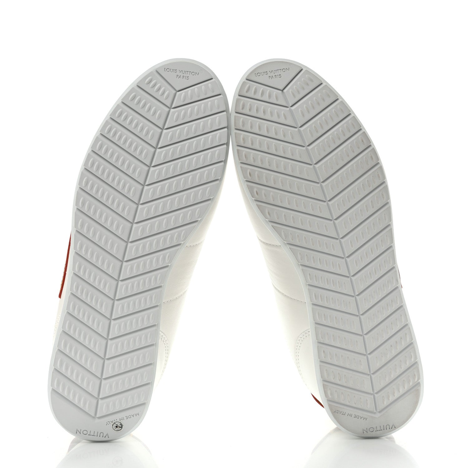 Louis Vuitton Lambskin Vachetta Mens LV Buttersoft Sneakers 10 White 7 of 10