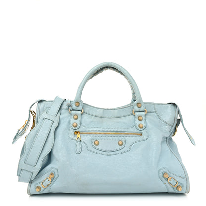 Balenciaga Agneau Giant 12 Gold Hardware City Bleu Dragee 1 of 13