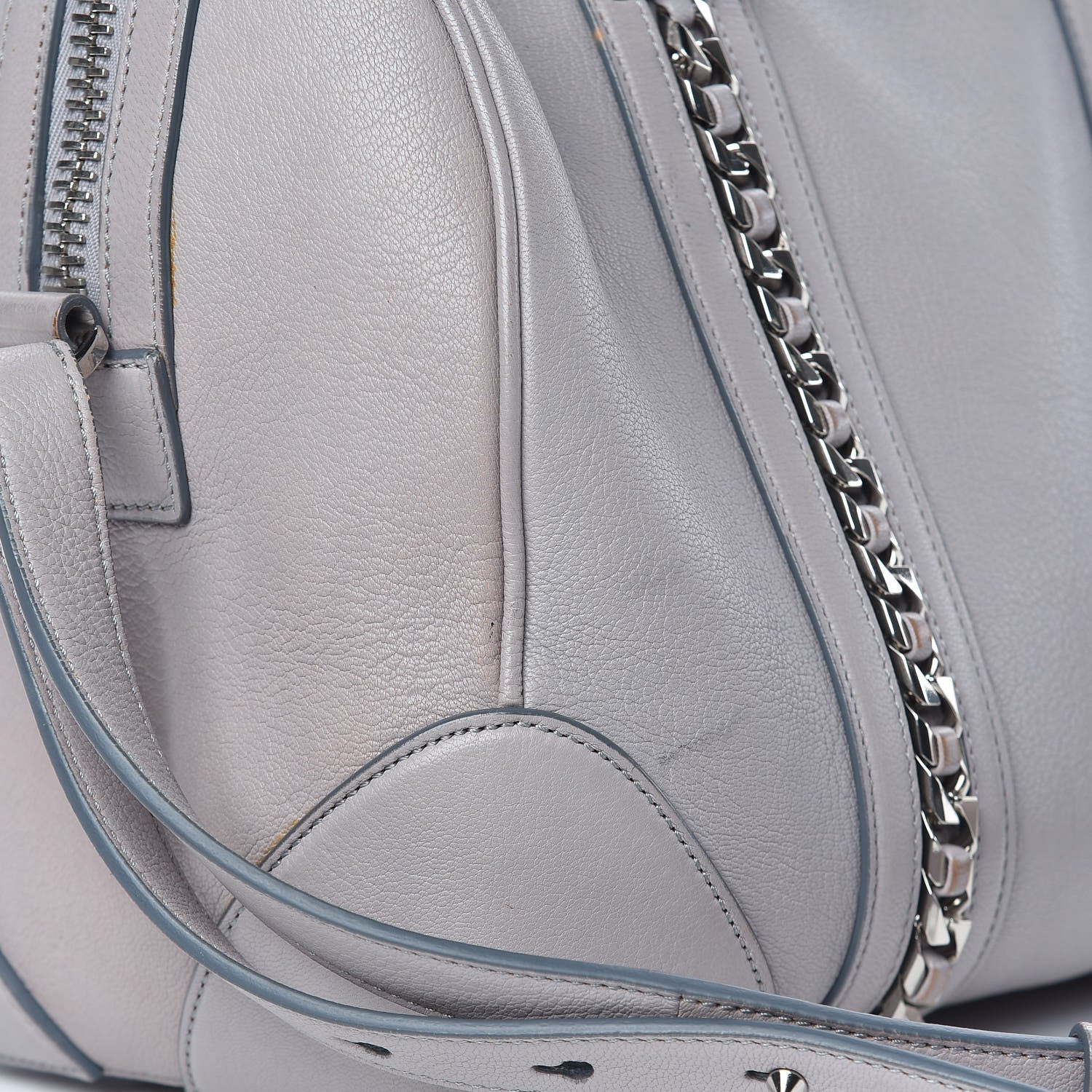 Givenchy Sugar Goatskin Medium Chain Animation Lucrezia Grey 13 of 21