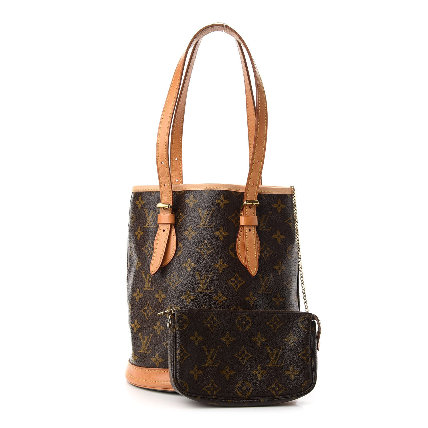 Louis Vuitton Monogram Petit Bucket 23 1 of 9