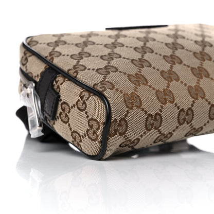 Gucci Monogram Belt Bag Dark Brown 9 of 10
