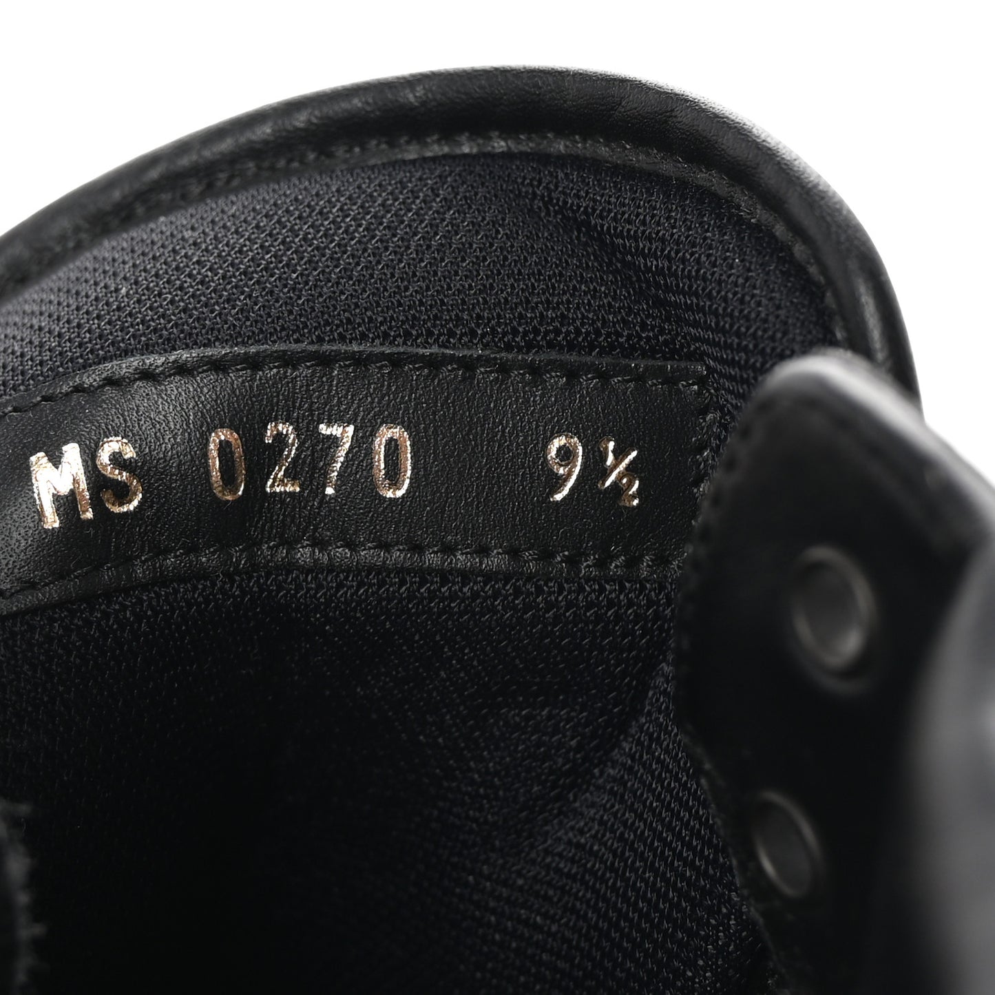 Calfskin Monogram Mens Rivoli High Top Sneakers 9.5 Black