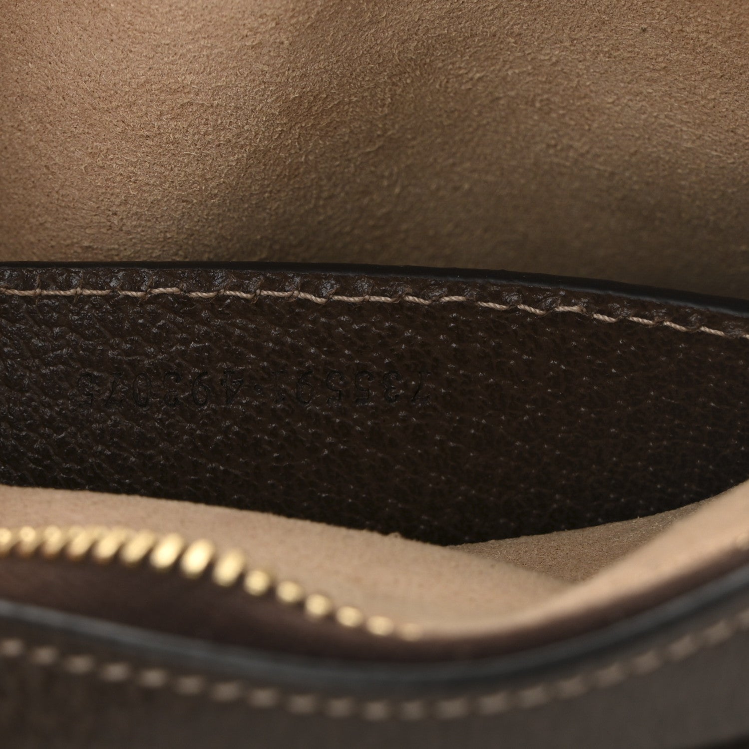 Gucci GG Supreme Monogram Web Mini Ophidia Shoulder Bag Brown 7 of 10