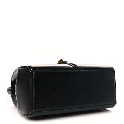 Celine Satinated Calfskin Mini 16 Top Handle Bag Black 4 of 9