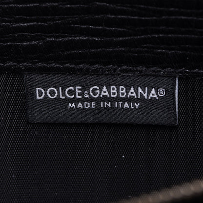 Dolce & Gabbana Dauphine Family Patch Zip Around Wallet Black 6 of 11
