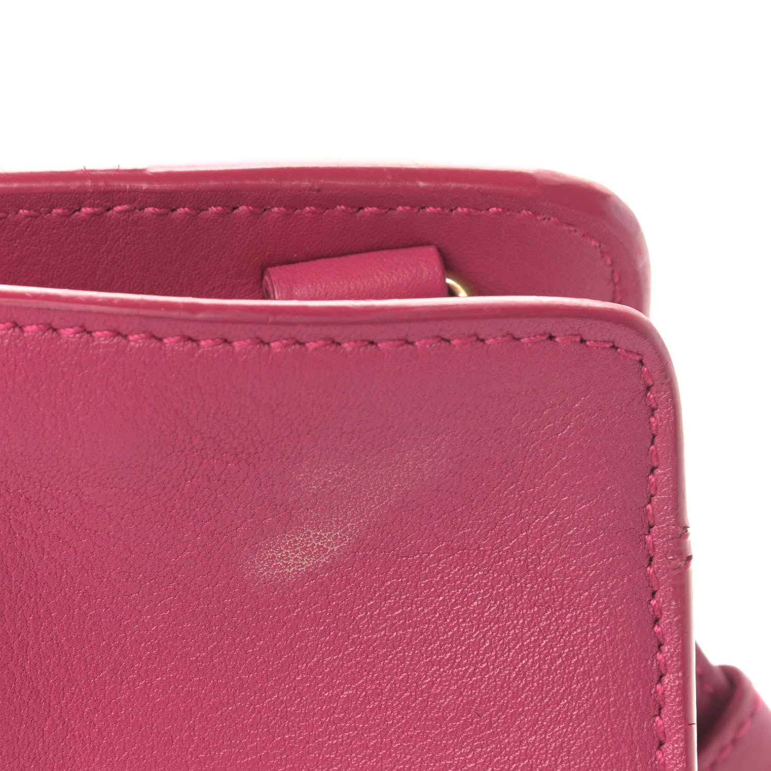 Saint Laurent Calfskin Small Classic Y Cabas Fuchsia 11 of 13