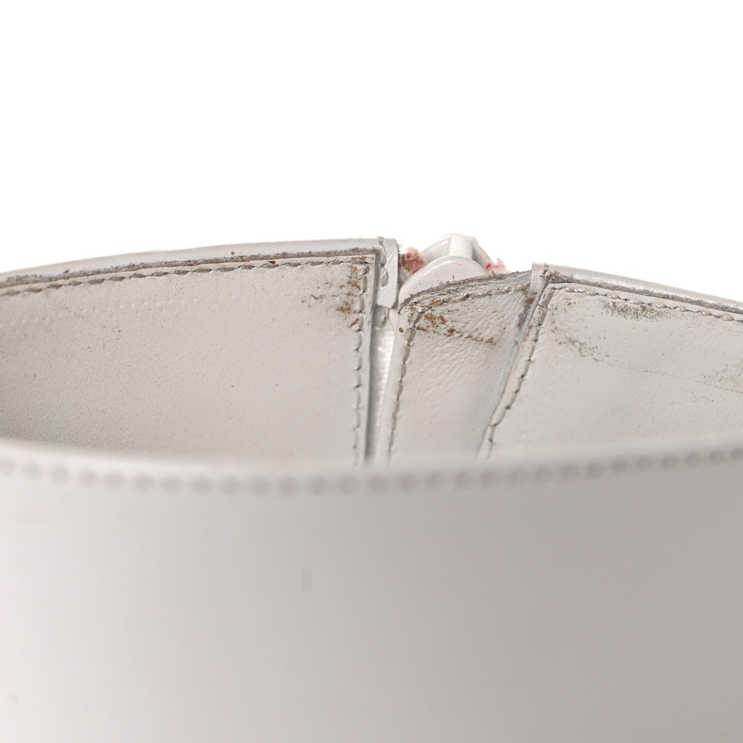 Calfskin Patent Love Is A Boot 100 Booties 36.5 White