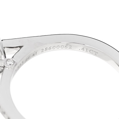 Tiffany Platinum Diamond .41ct Legacy Engagement Ring 52 6 5 of 9