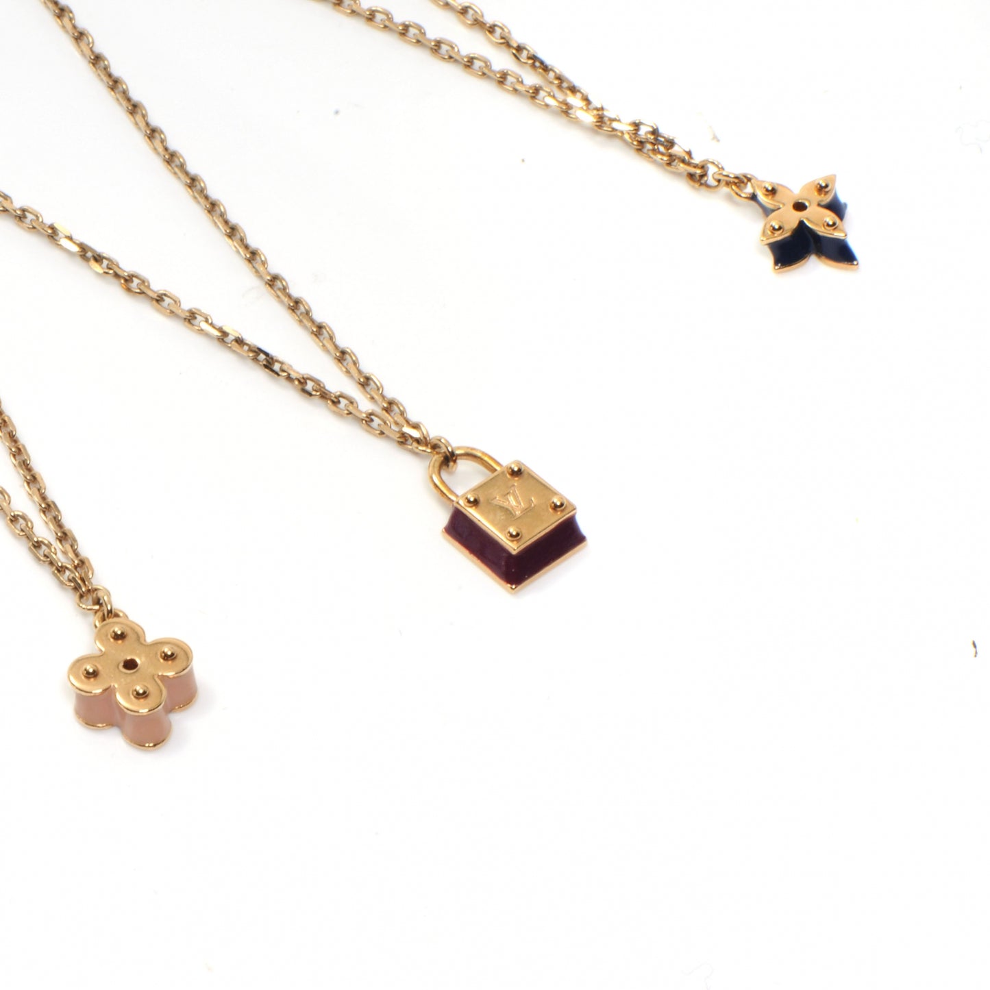 Sweet Charms Tiered Necklace Gold