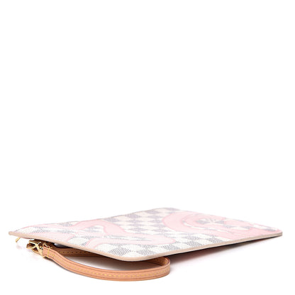 Louis Vuitton Damier Azur Tahitienne Neverfull MM GM Pochette 3 of 8