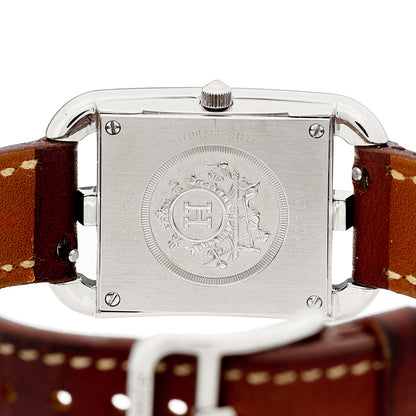 Hermes Stainless Steel Barenia 23mm Cape Cod Quartz Watch Fauve 4 of 5