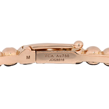 Van Cleef & Arpels 18K Rose Gold Perlee Pearls of Gold Bracelet M 3 of 5