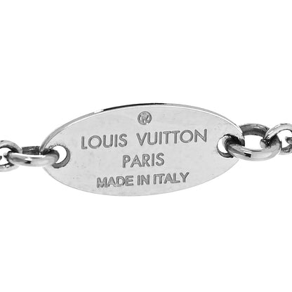 Louis Vuitton Metal Essential V Supple Necklace Silver 5 of 6