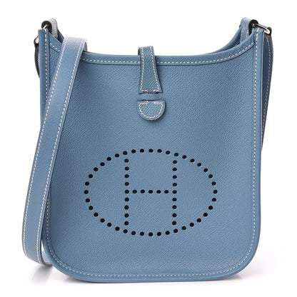 Hermes Epsom Evelyne TPM Blue Jean 1 of 10