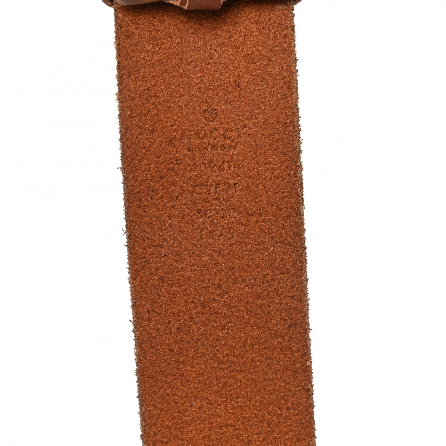 Gucci Faded Calfskin Double G Belt 80 32 Cuir 3 of 7