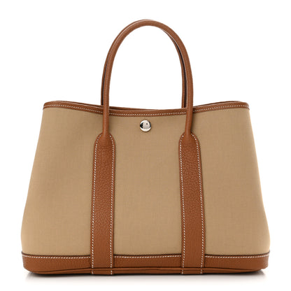 Hermes Toile Negonda Garden Party 30 TPM Trench Gold 1 of 11