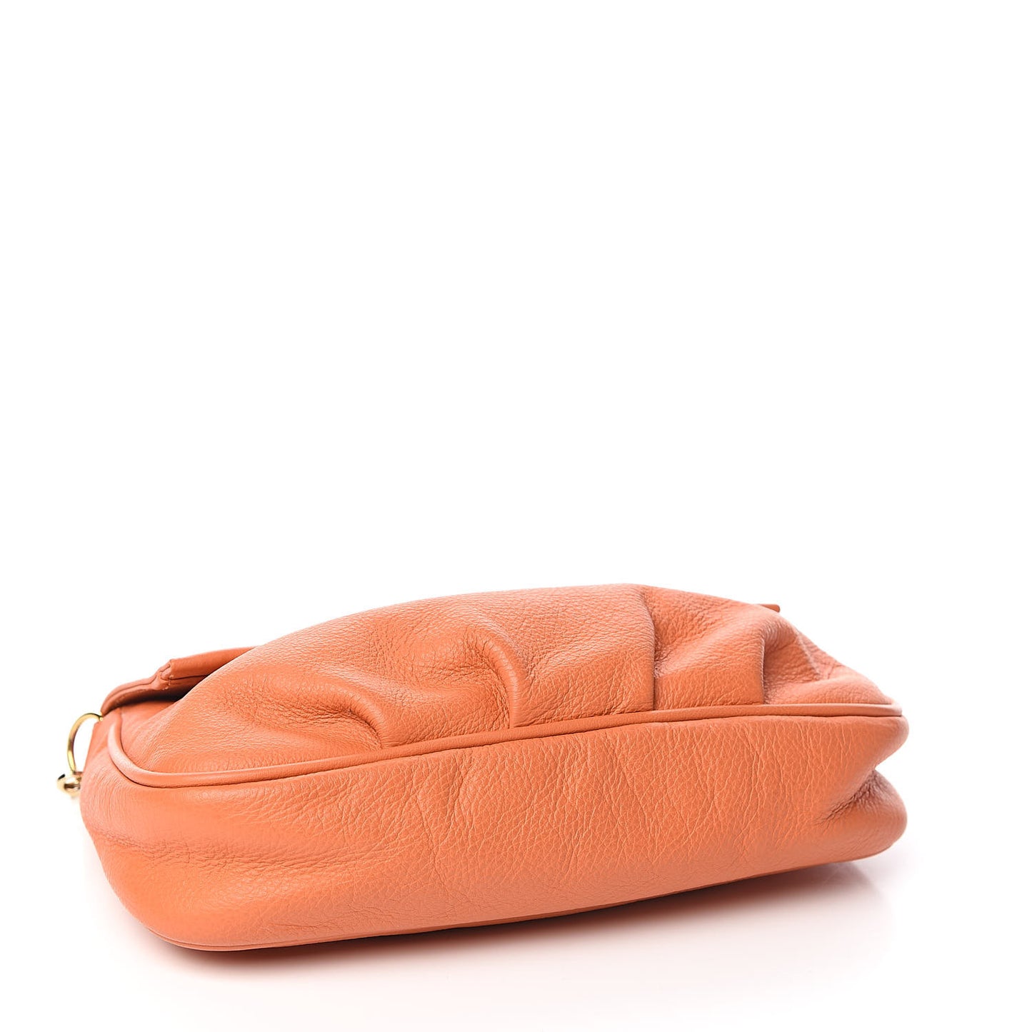 Vitello Flamingo Fendista Pouchette Crossbody Arancio