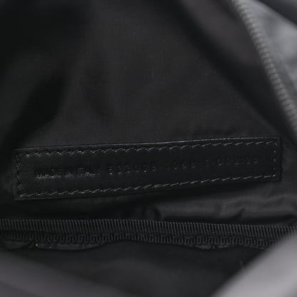 Balenciaga Recycled Sport Nylon Logo Embroidered Wheel Beltpack Black Green Fluo 10 of 10