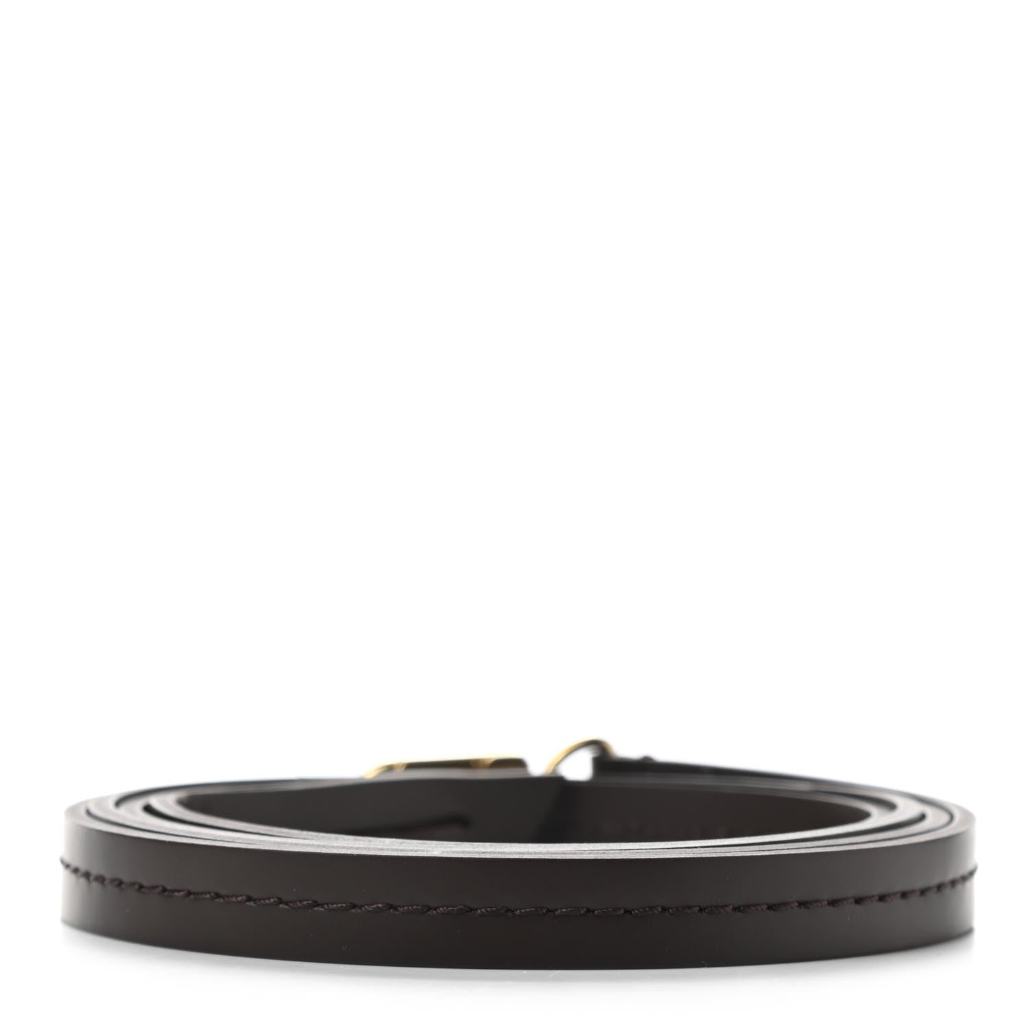 Louis Vuitton Calfskin 12mm Favorite Long Strap Brown 2 of 4