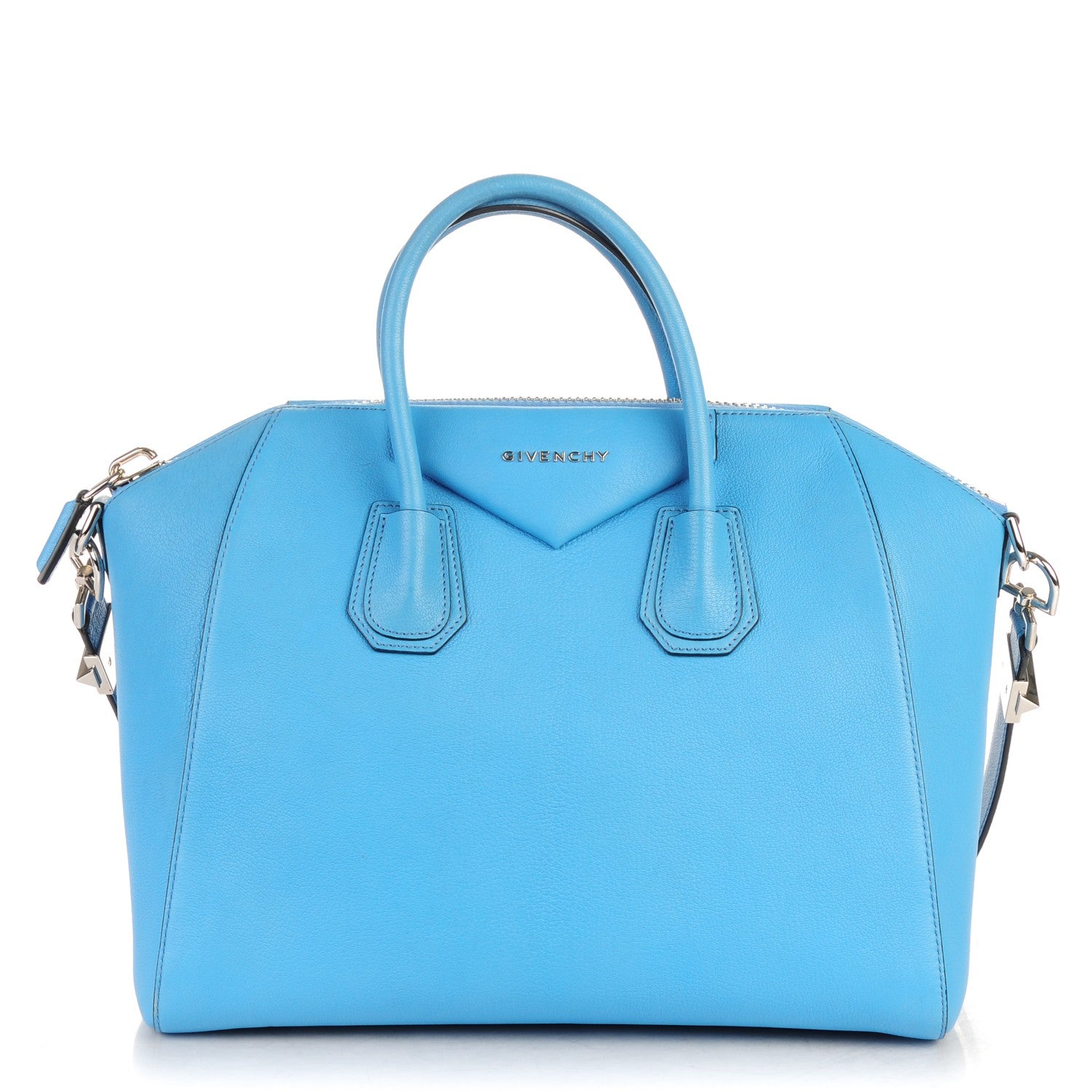 Givenchy Sugar Goatskin Medium Antigona Mineral Blue 1 of 7