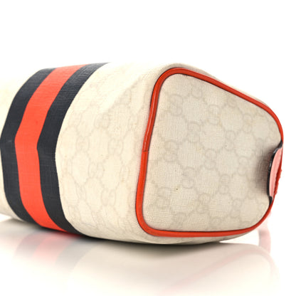 Gucci GG Plus Monogram Web Stripe Small Joy Boston Orange 10 of 22