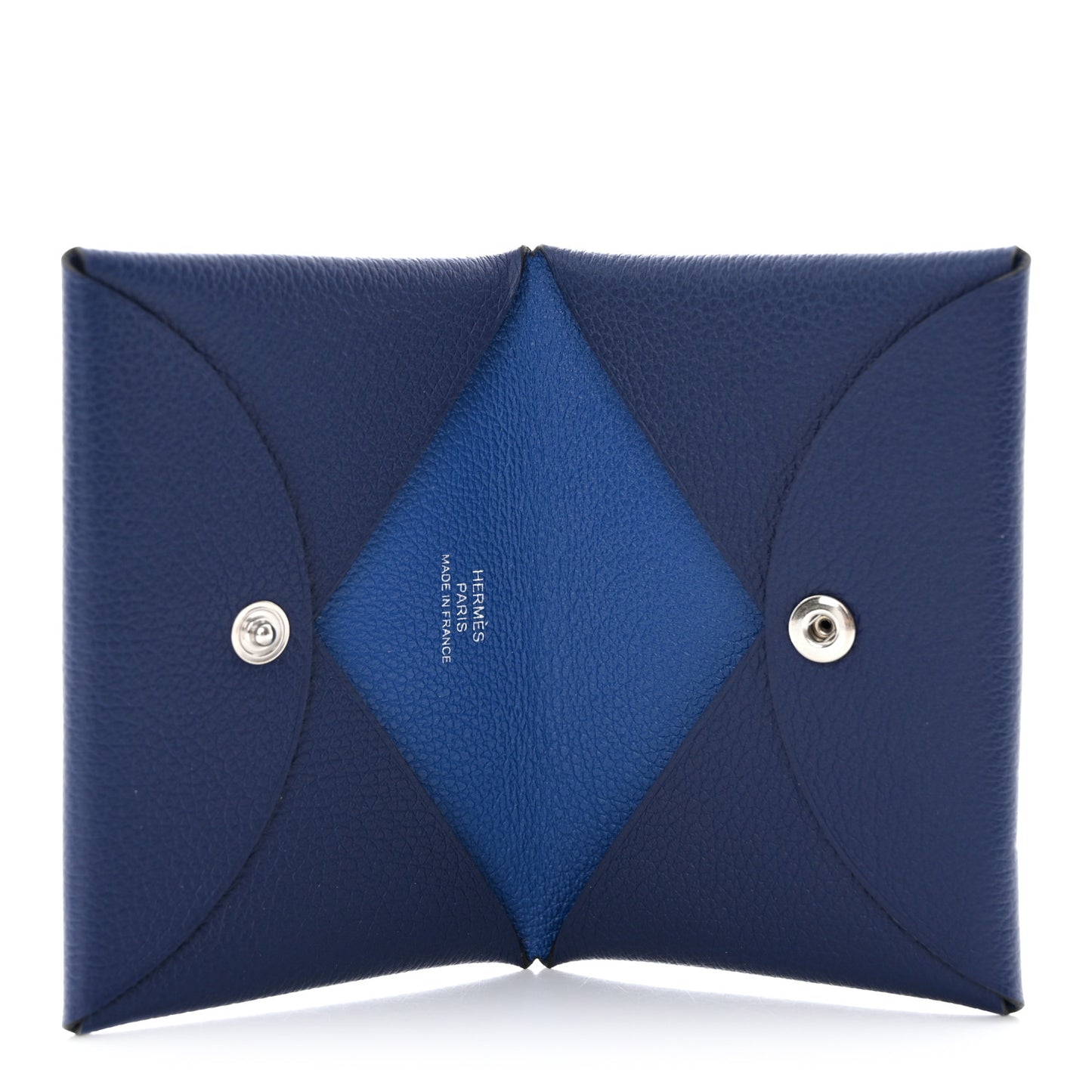 Evercolor Verso Calvi Card Case Bleu Saphir Bleu France