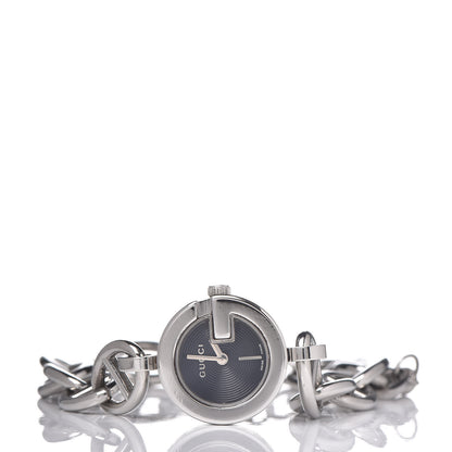 Gucci Stainless Steel 22mm G Charms Quartz Watch Black 3 of 6