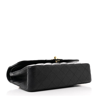 Chanel Caviar Quilted Medium Double Flap Black 4 of 10