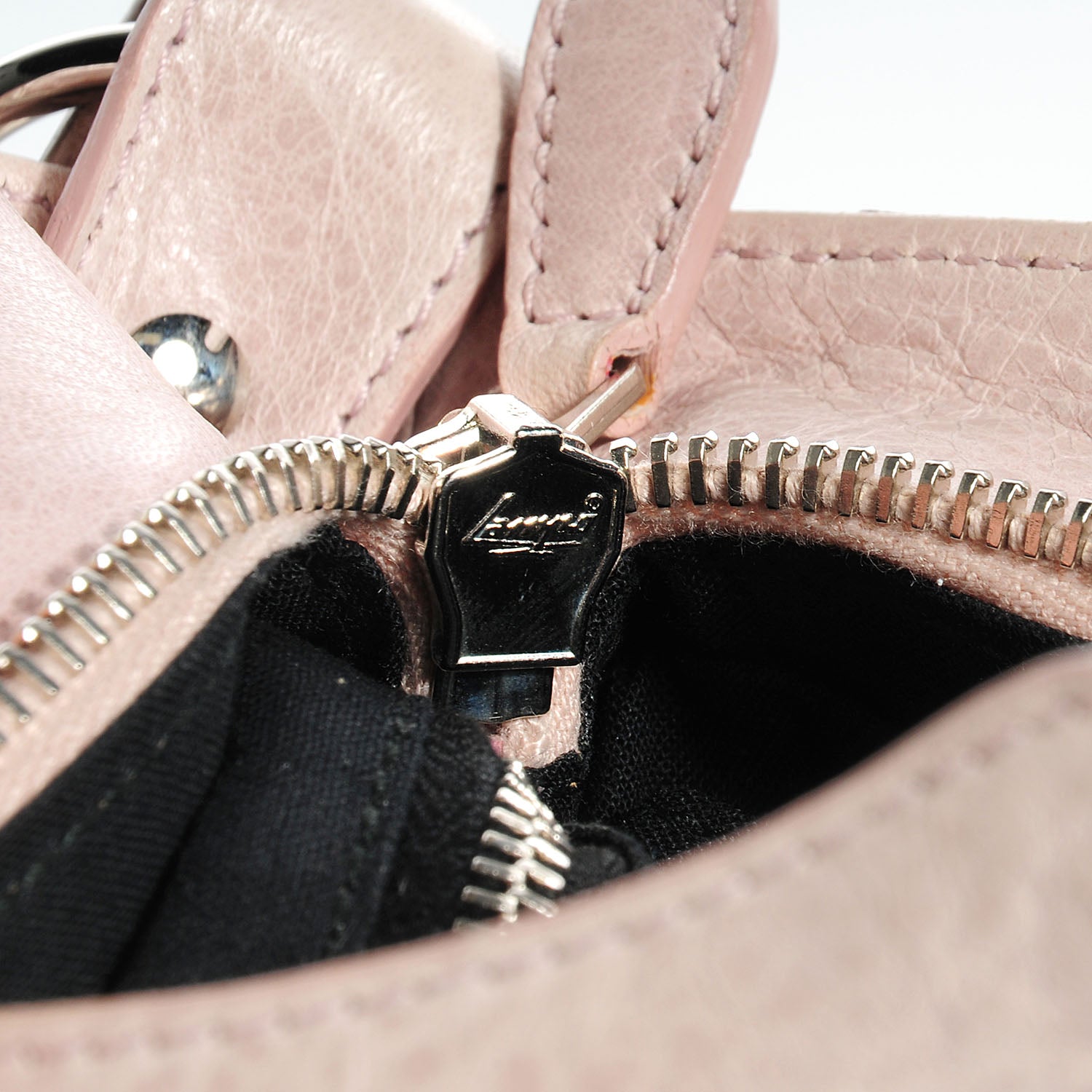 Balenciaga Agneau Giant 12 Silver Hardware Hip Bois De Rose 12 of 15
