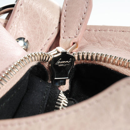 Balenciaga Agneau Giant 12 Silver Hardware Hip Bois De Rose 12 of 15